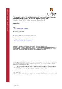2019-The Benthic Sea-Silk-Thread Displacement of a Sessile Bivalve