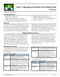 Chapter 4: Massage and Sciatica: an In-Depth Study 2 CE Hours