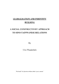 Globalisation and Indentity Building a Social