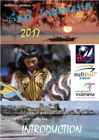 Great News... Sail 2 Indonesia 2017... Simplified Documentation and a Simplified Rally Program Equals a Lower Rally Fee