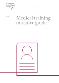 Medical Training Initiative Guide 2017 (PDF)