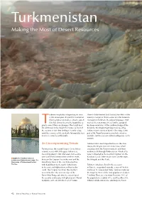 Turkmenistan – Making the Most of Desert Resources