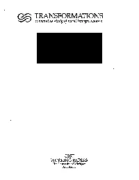 TRANSFORMATIONS Comparative Study of Social Transformations