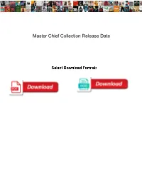 Master Chief Collection Release Date
