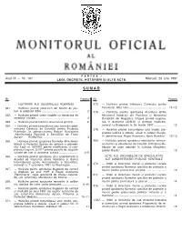 Monitorul Oficial Partea I