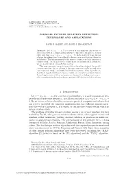 Parallel Integer Relation Detection: Techniques and Applications