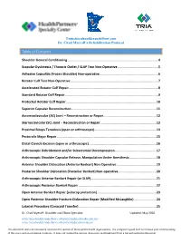 Table of Contents