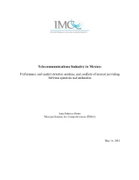 Telecommunications Industry in Mexico