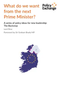 The Backstop Lord Bew Foreword by Sir Graham Brady MP