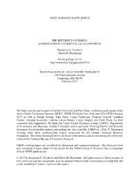 The Returns to Nursing: Evidence from a Parental Leave Program