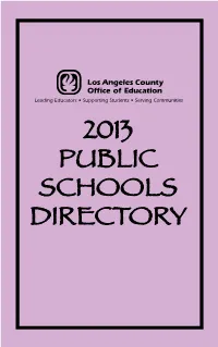2013 Public Schools Directory.Pdf
