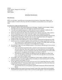 98-186 Roller Coasters: Background and Design Spring 2015 Week 5 Notes