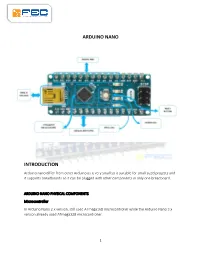 Arduino Nano Introduction