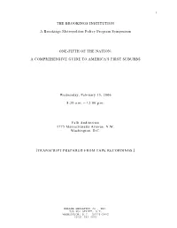 Transcript Prepared from Tape Recordings.]