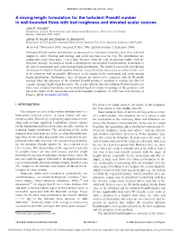 A Mixing-Length Formulation for the Turbulent Prandtl Number in Wall-Bounded ﬂows with Bed Roughness and Elevated Scalar Sources ͒ John P