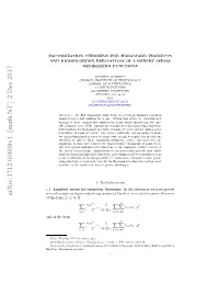 Factorization Theorems for Hadamard Products and Higher-Order
