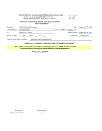 1 of 1 Ending Date INDEFINITE