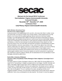 2020 Abstracts