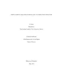 Finite Element Analysis of Emi in a Multi-Conductor Connector