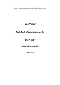 Léo Volker Architect of Aggiornamento