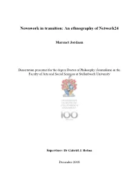 Newswork in Transition: an Ethnography of Netwerk24