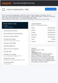 1 Bus Time Schedule & Line Route