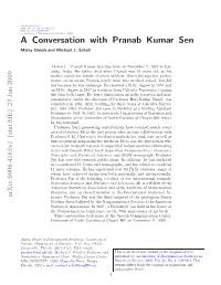 A Conversation with Pranab Kumar