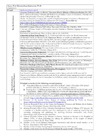 Detailed Cv Format for the Website