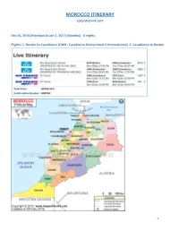 MOROCCO ITINERARY Xplorationink.Com