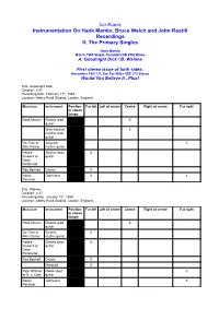 The Primary Singles
