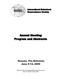 2009 Program