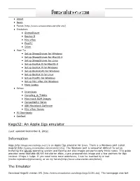 An Apple Iigs Emulator