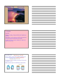 Chapter 14 History of Life