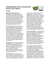 Drinking Water Source Assessment for the City of Berea