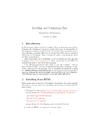 Installing and Configuring Xine