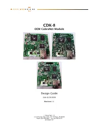 OEM Cobranet Module Design Guide