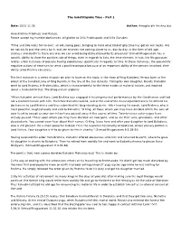 The Indefatigable Time - Part 1