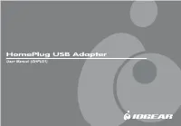 Homeplug USB Adapter User Manual (GHPU21)