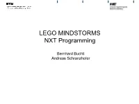 LEGO MINDSTORMS NXT Programming