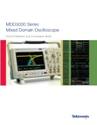 MDO3000 Series Mixed Domain Oscilloscope