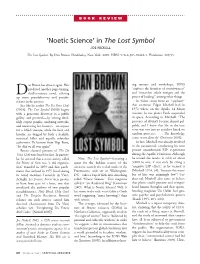 'Noetic Science' in the Lost Symbol