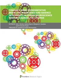 Toward a More Representative Brain: the Importance and Absence of Diversity in Human Neuroscience Research Across the Lifespan