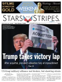 Trump Takes Victory Lap After Acquittal, President Unleashes Fury at Impeachment