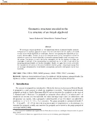 Geometric Structures Encoded in the Lie Structure of an Atiyah Algebroid