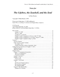 Notes for the Lifebox, the Seashell, and the Soul, by Rudy Rucker