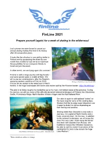Finline 2021 Preinformation