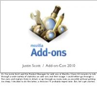 Justin Scott / Add-On-Con 2010