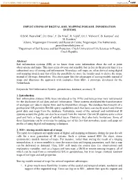 1 Implications of Digital Soil Mapping for Soil