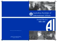 Annual Review for 2006-2007