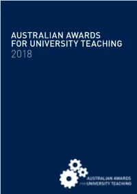 Australian Awards for University Teaching 2018